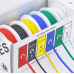 Кабель 22AWG 6 кольорів по 10 м провід 0,3 мм², мідь у силіконовій ізоляції, багатожильний