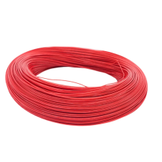 Кабель 30 AWG, довжина 2500 м, перетин 0,055 мм², оцинкована мідь, силіконова ізоляція, багатожильний, червоний